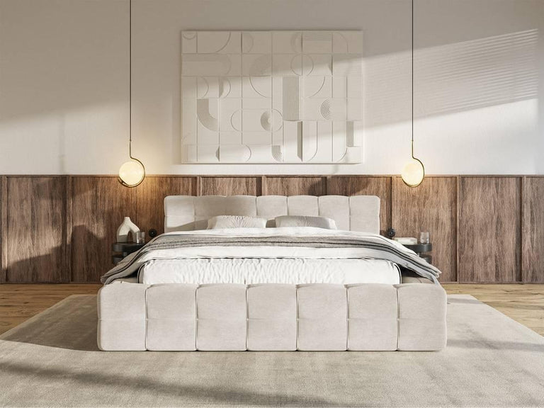 Tilly bedframe velvet met opbergvak 200 x 220 cm