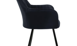 Set van 2 eetkamerstoelen Layla velvet