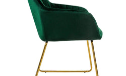 Set van 2 eetkamerstoelen Mili velvet