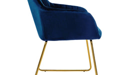 Set van 4 eetkamerstoelen Mili velvet