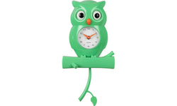 Wandklok Owl met pendulum