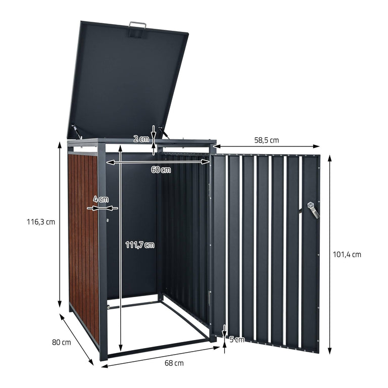 ml-design-afvalemmerhek-tonyvoor3 bakken-kastanjebruin-staal-tuingereedschap-tuin- balkon4