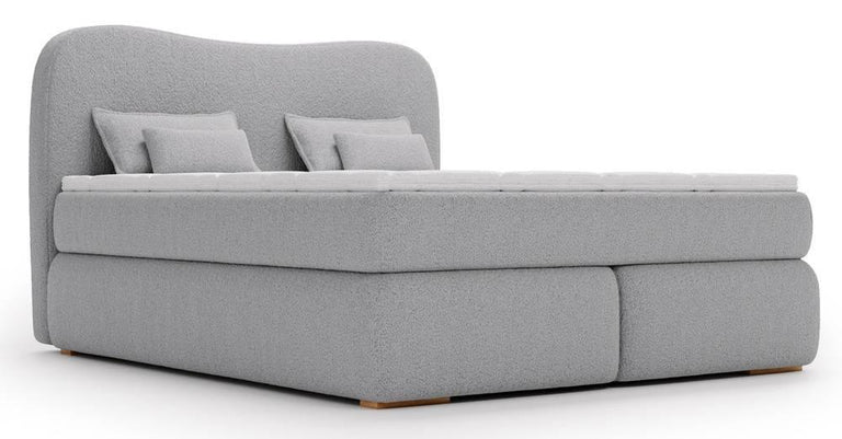 Lavelle boxspring bouclé met opbergvak 140 x 200 cm