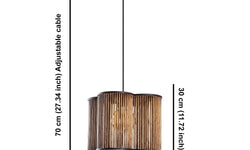 Hanglamp Wooden Cage