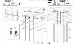 Hanglamp Pastelo 5-lichts