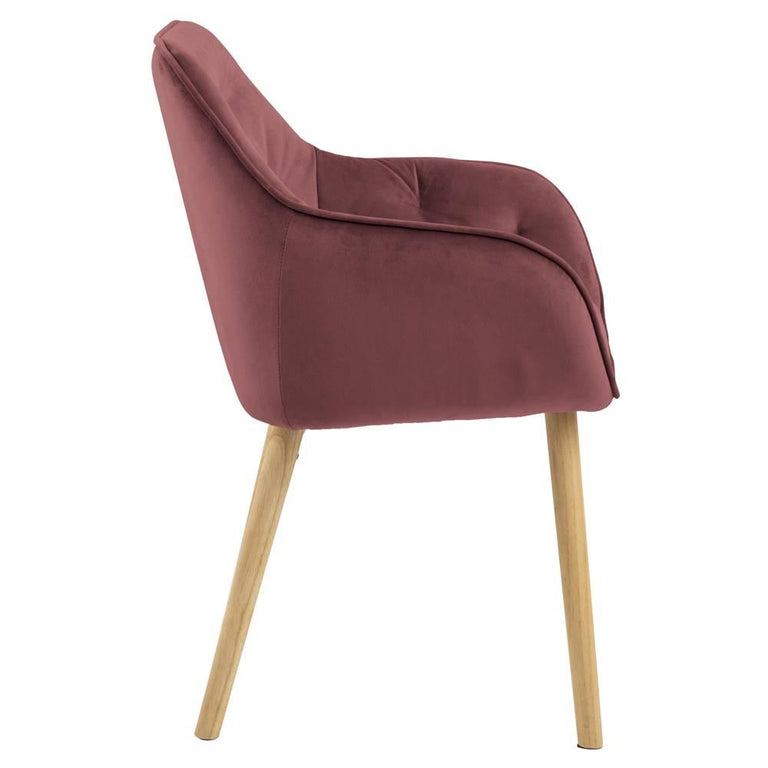 naduvi-collection-eetkamerstoel-harvey velvet-rood-velvet-stoelen-& fauteuils-meubels2