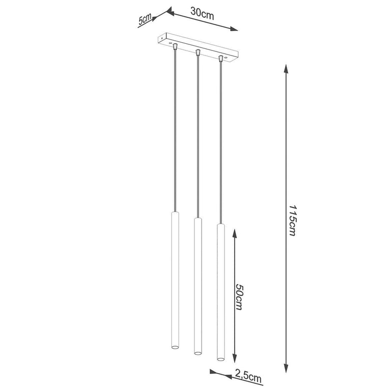 Hanglamp Pastelo 3-lichts