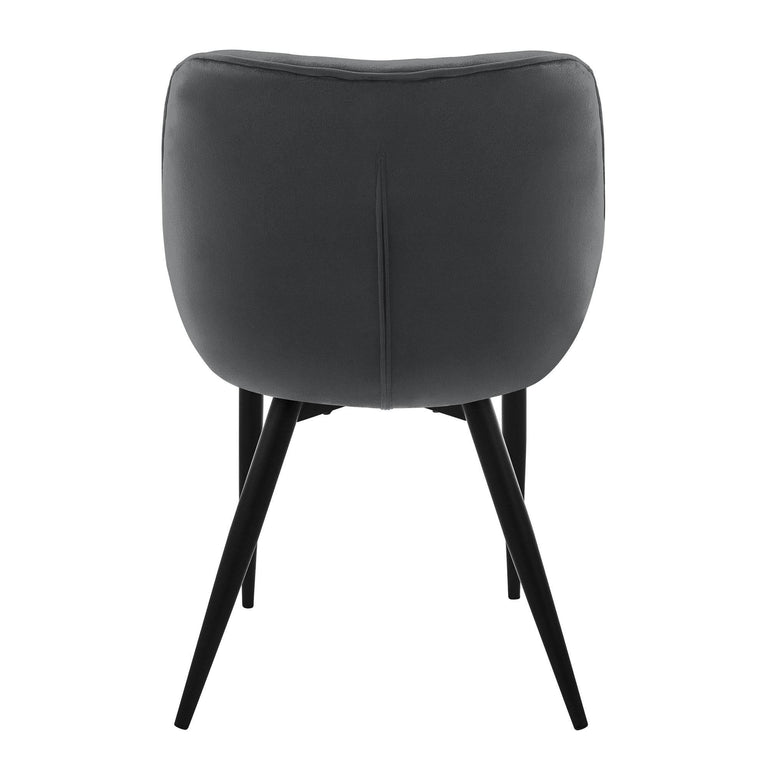 Set van 2 eetkamerstoelen Saga velvet