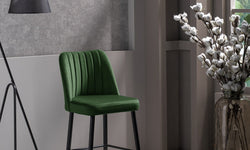 kalune design-set van 4 barstoelen katie-groen--polyester-stoelen & fauteuils-meubels2