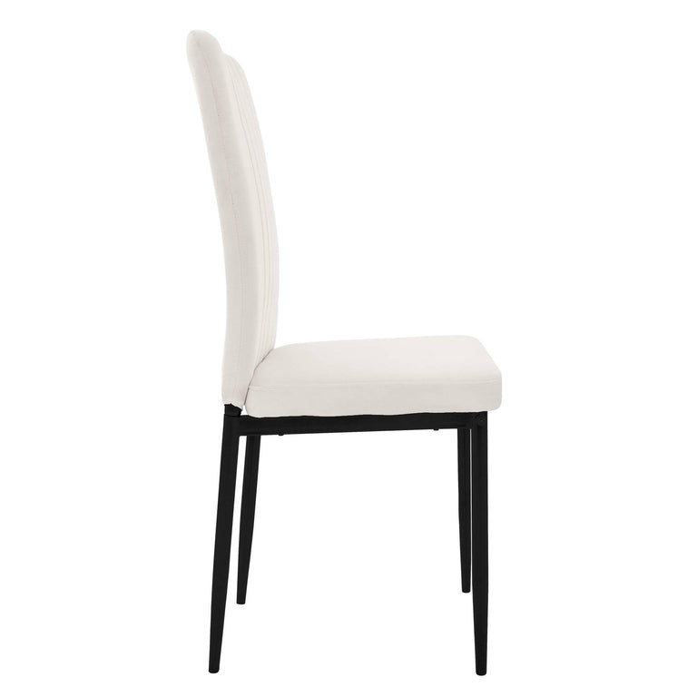 Set van 8 eetkamerstoelen Garcia velvet