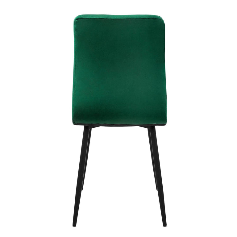 Set van 4 eetkamerstoelen Quinn velvet