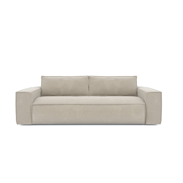 sia-home-3-zitsslaapbank-joanvelvetmet dunlopillo matras-beige-geweven-fluweel (100% polyester)-banken-meubels1