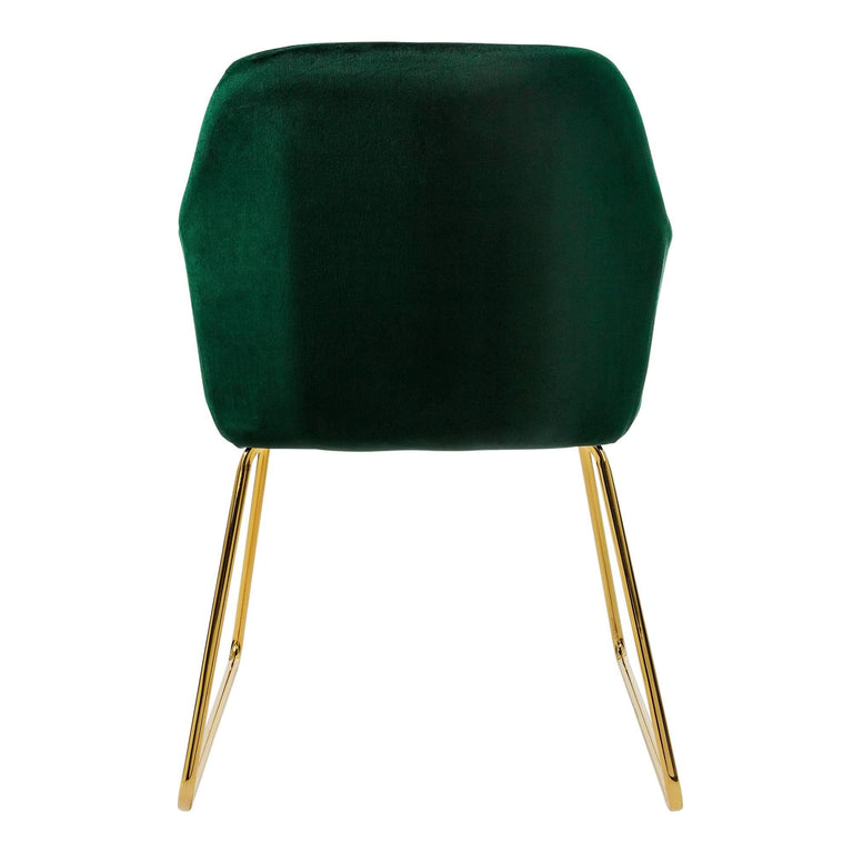 Set van 2 eetkamerstoelen Mili velvet