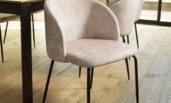 Set van 2 eetkamerstoelen Augustin velvet