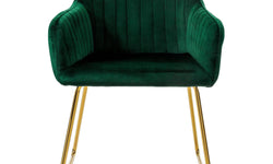 Set van 2 eetkamerstoelen Mili velvet