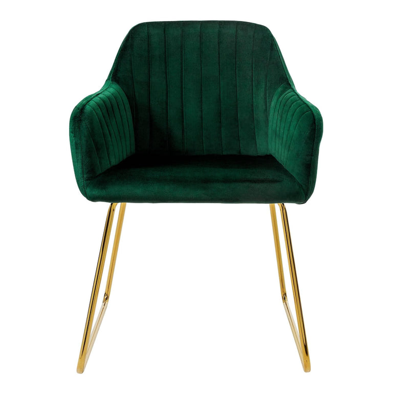 Set van 2 eetkamerstoelen Mili velvet