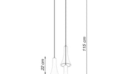 Plafondlamp Rea 3-lichts