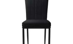 Set van 4 eetkamerstoelen Garcia velvet