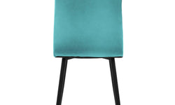 Set van 8 eetkamerstoelen Quinn velvet