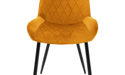 Set van 2 eetkamerstoelen Mana velvet