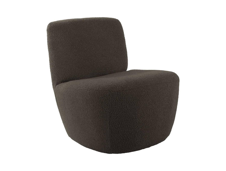 Fauteuil Ada bouclé