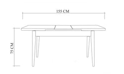 kalune-design-5-delige-eetkamersetoliververlengbaar-wit-spaanplaat-tafels-meubels13