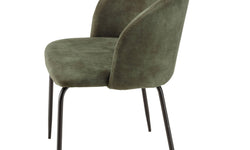 Set van 2 eetkamerstoelen Augustin velvet