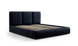 Bedframe Horizon met hoofdbord en opbergruimte velvet 180 x 200 cm