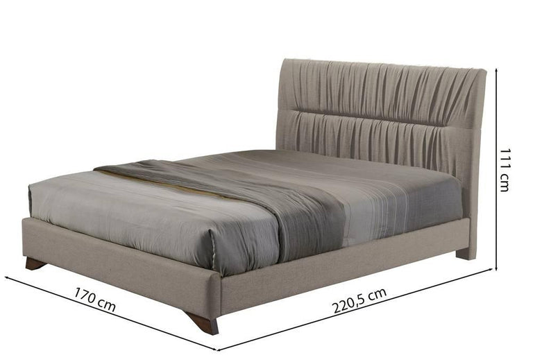 Bedframe Lea velvet 160 x 200 cm