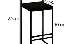 kalune design-set van 4 barstoelen met bartafel cassy-zwart--spaanplaat-tafels-meubels5