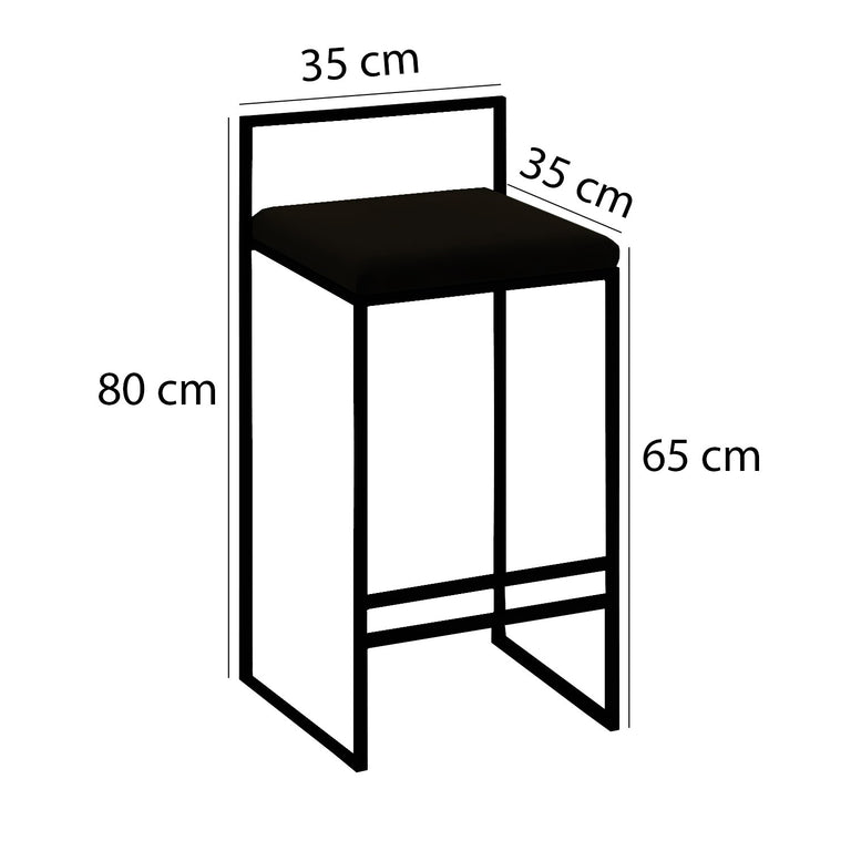 kalune design-set van 4 barstoelen met bartafel cassy-zwart--spaanplaat-tafels-meubels5