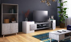 naduvi-collection-tv-meubel-gaelin met verlichting-grijs-eikenfineer-kasten-meubels6