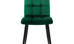 Set van 4 eetkamerstoelen Quinn velvet