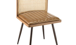 Set van 2 eetkamerstoelen Marcel leer