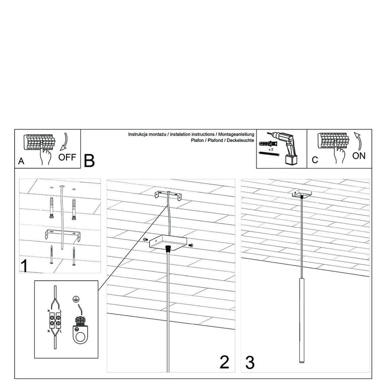 Hanglamp Pastelo 1-licht