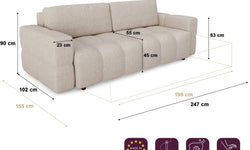 sia-home-4-zitsslaapbank-gabrielvelvetmet opbergbox-taupe-velvet-(100% polyester)-banken-meubels7