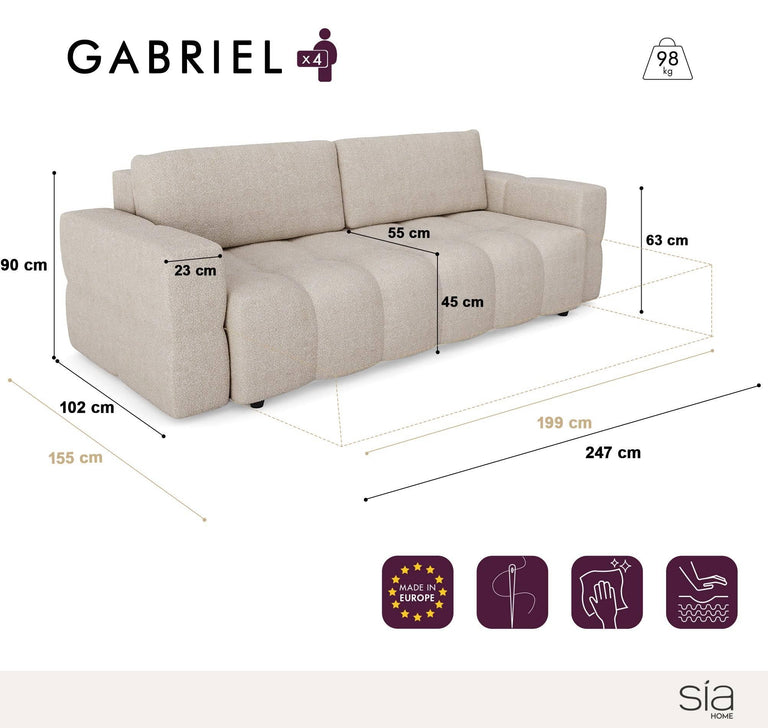 sia-home-4-zitsslaapbank-gabrielvelvetmet opbergbox-taupe-velvet-(100% polyester)-banken-meubels7