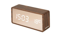 Alarmklok Copper Wandspiegel LED