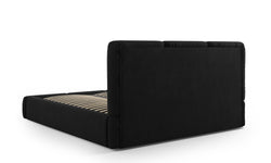 Bedframe Nicolas chenille met opbergruimte en hoofdbord 160 x 200 cm