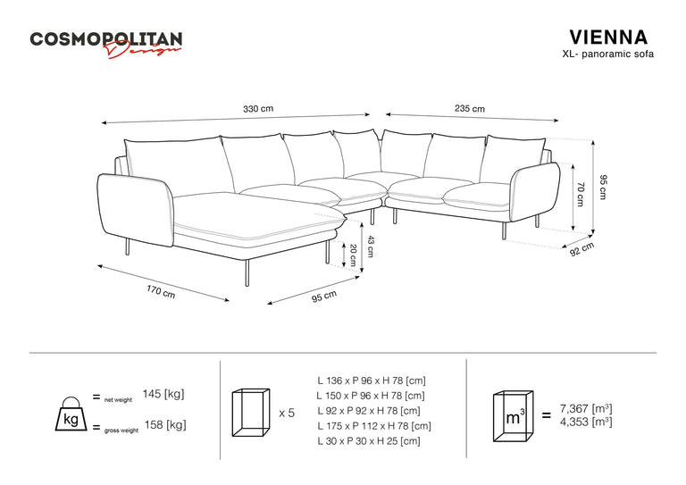 cosmopolitan-design-hoekbank-vienna-rechts-velvet-flessengroen-zwart-330x235x95-velvet-banken-meubels6