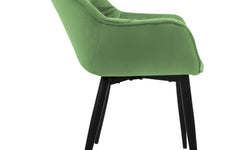 Set van 6 eetkamerstoelen Saga velvet