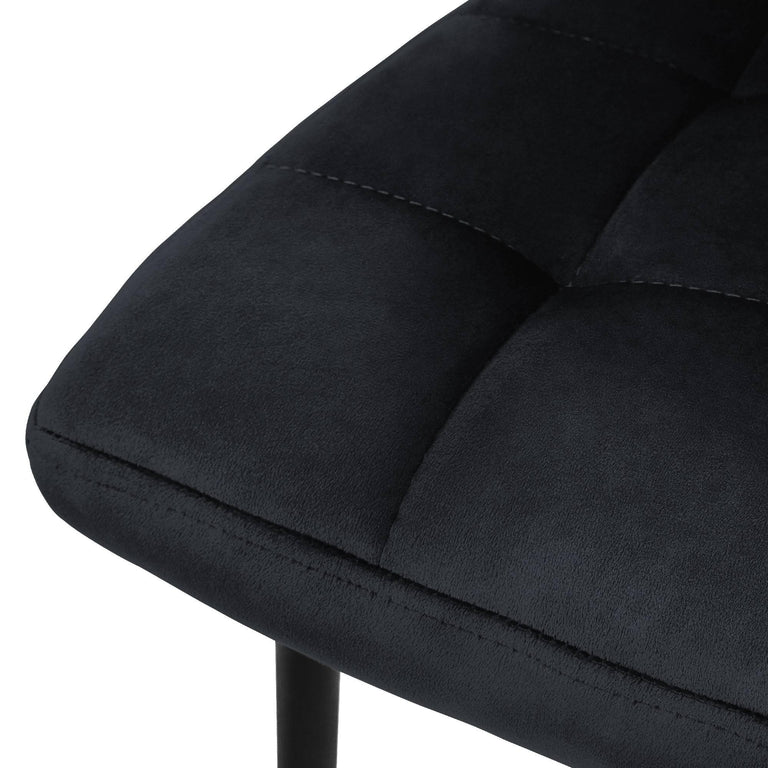 Set van 4 eetkamerstoelen Miki velvet