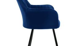 Set van 2 eetkamerstoelen Layla velvet