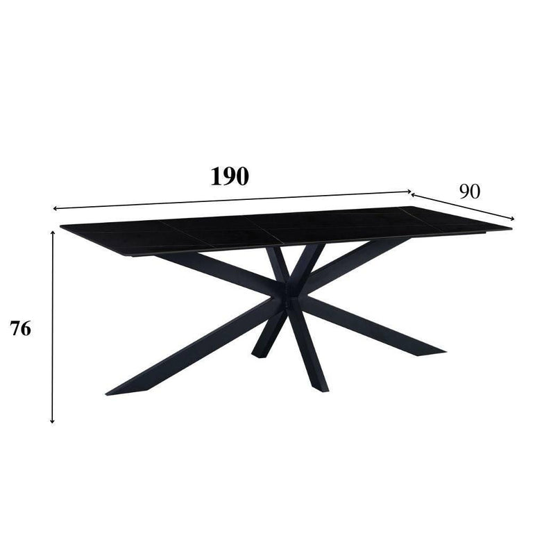 Eettafel Edin marmerlook