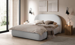 Bedframe Philipa bouclé 140 x 200 cm