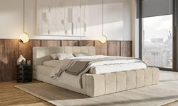 Tilly bedframe velvet met opbergvak 160 x 220 cm