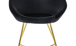 Set van 2 eetkamerstoelen Clair velvet