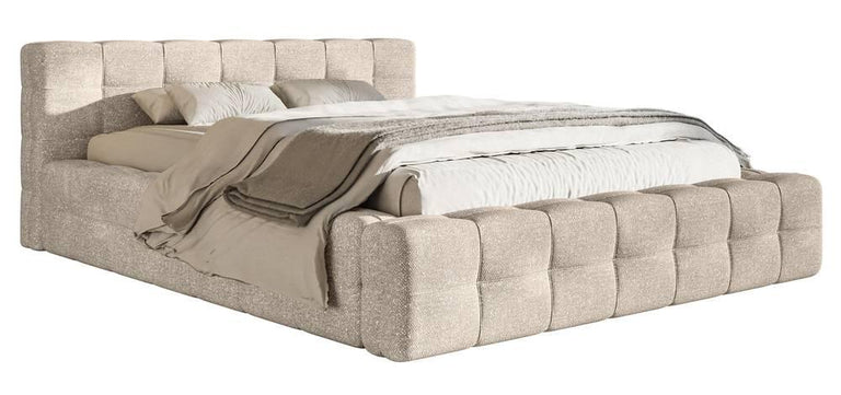 Tilly bedframe chenille met opbergvak 200 x 220 cm