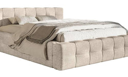 Tilly bedframe chenille met opbergvak 200 x 220 cm