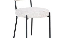 Set van 2 eetkamerstoelen Badalona bouclé